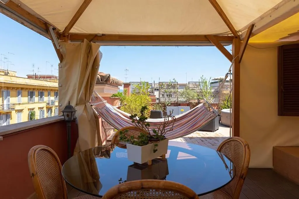 Penthouse With Jacuzzi On Private Terrace In Trastevere Rome 0*,
